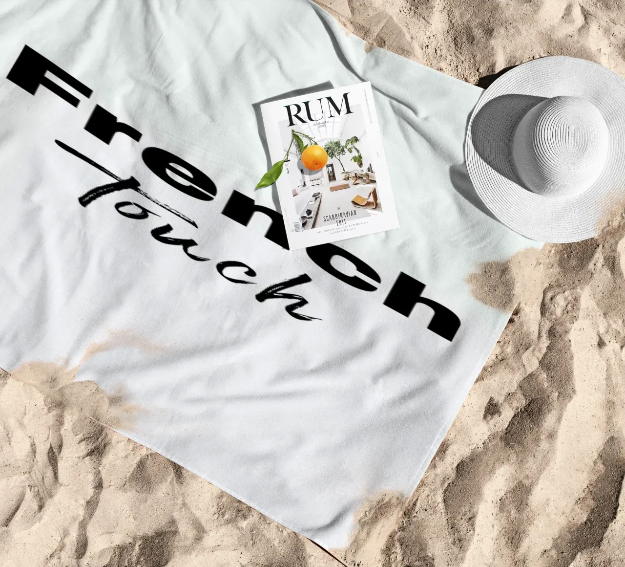 French touch telo mare da typed