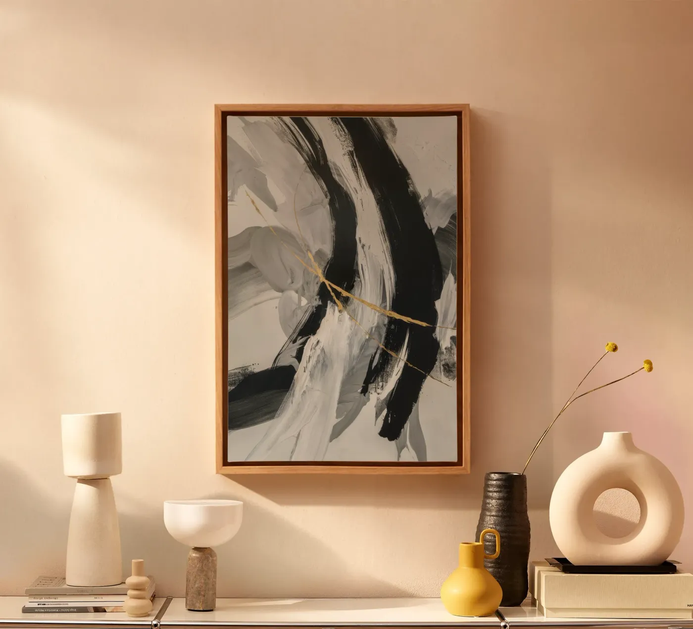 Void Echo Crescendo canvas van Monarch Arc