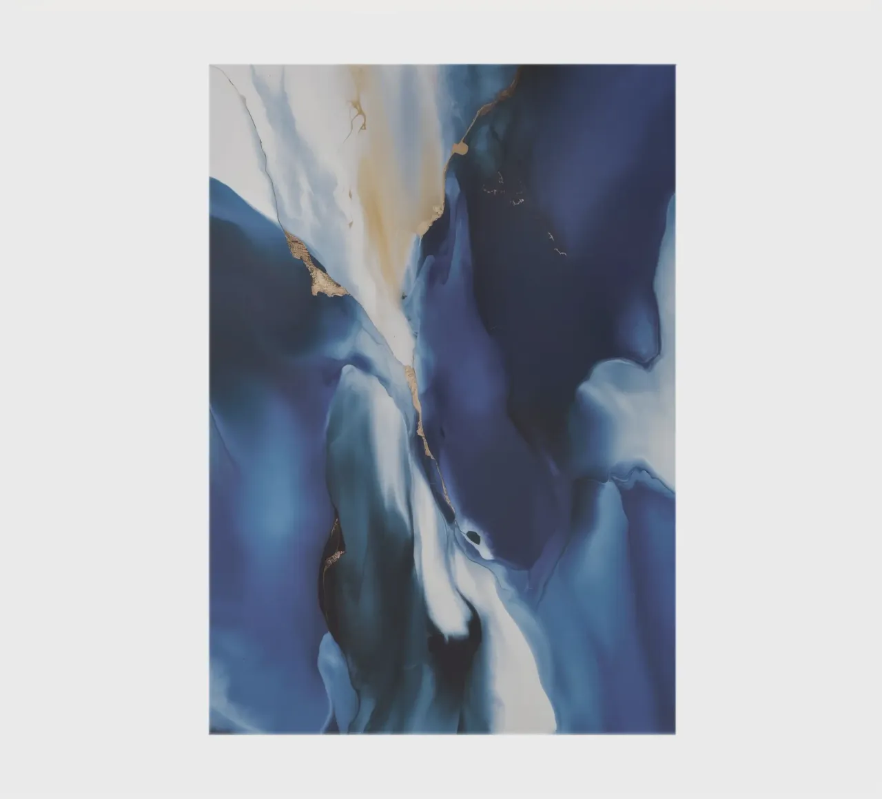 Blaues Samtchaos Notizbuch von Monarch Arc
