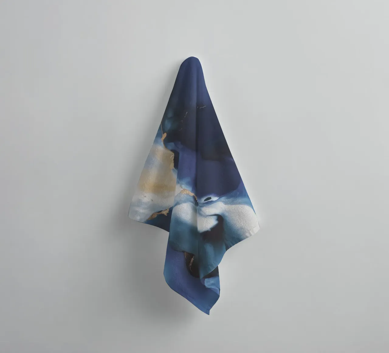 Blue Velvet Chaos towel by Monarch Arc