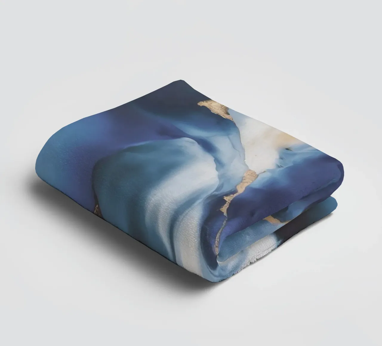Blue Velvet Chaos towel by Monarch Arc