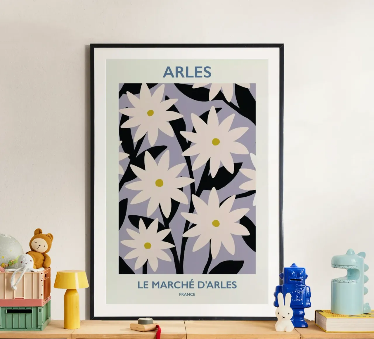 Arles poster met kunststof frame van Pure