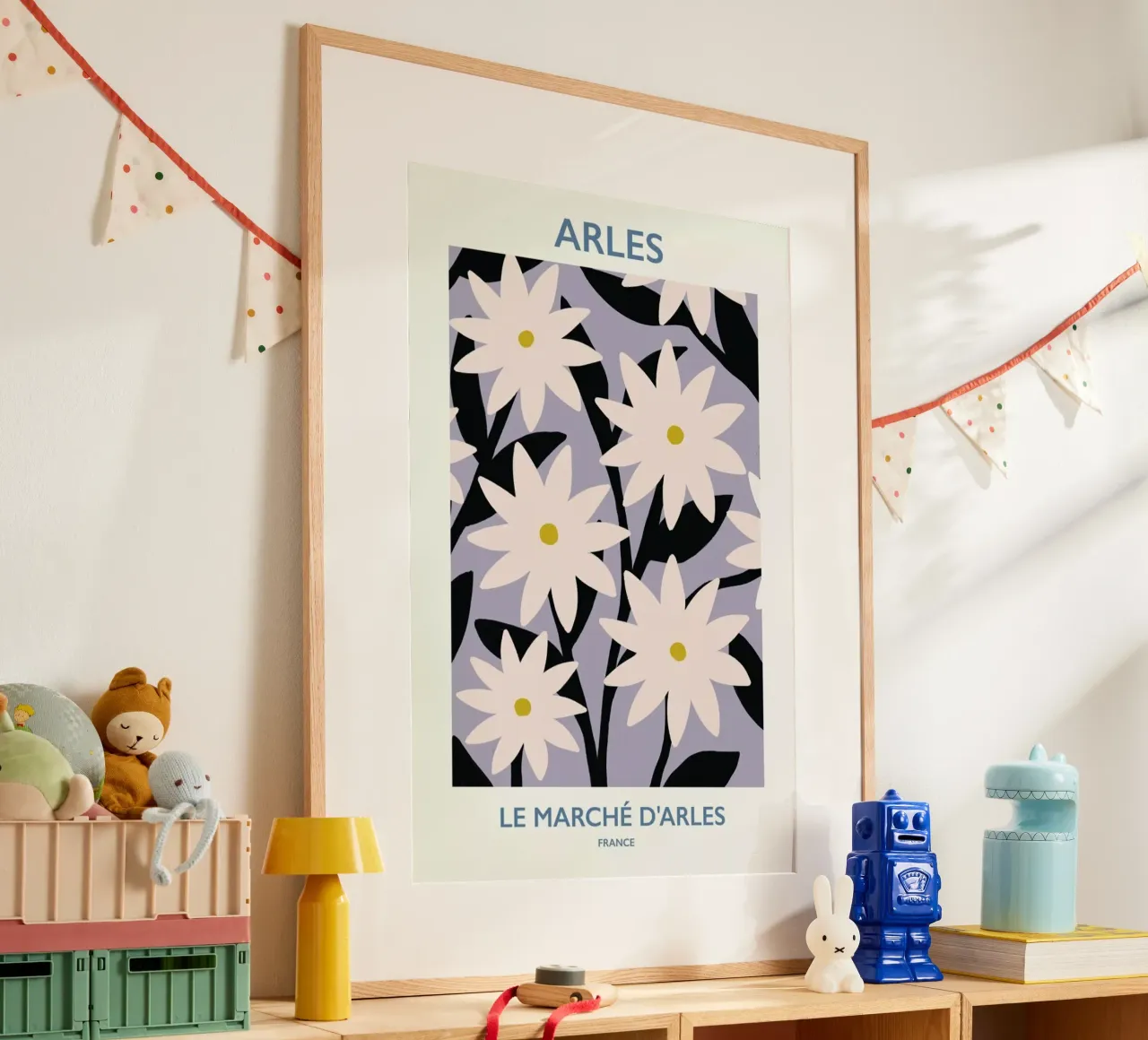 Arles poster met kunststof frame van Pure