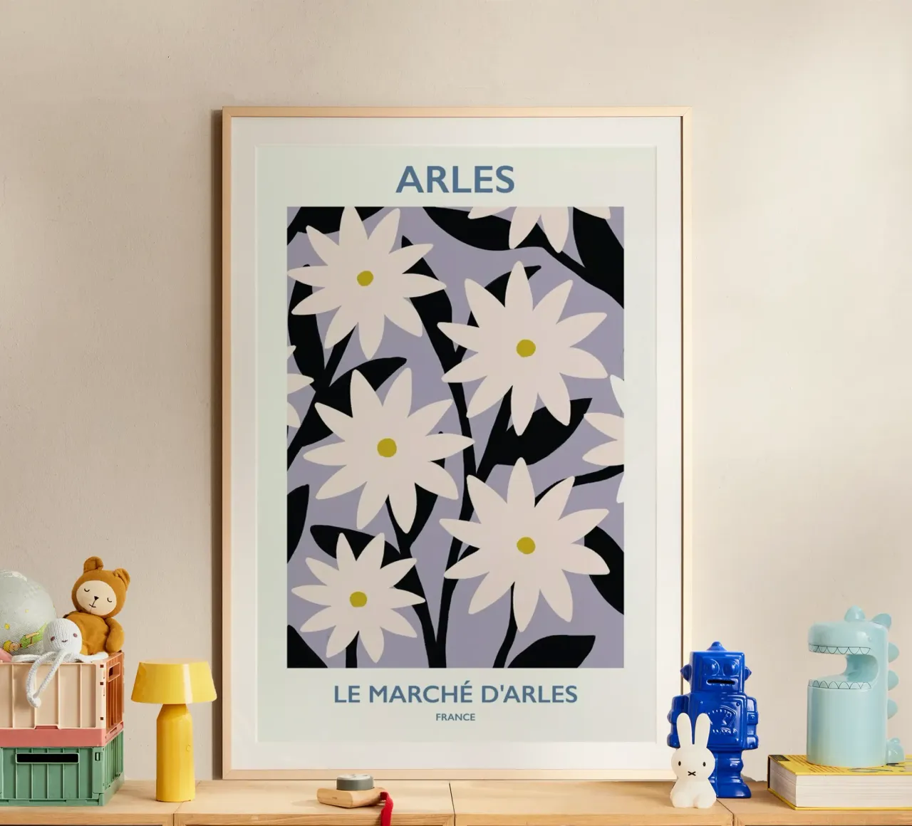 Arles poster met kunststof frame van Pure