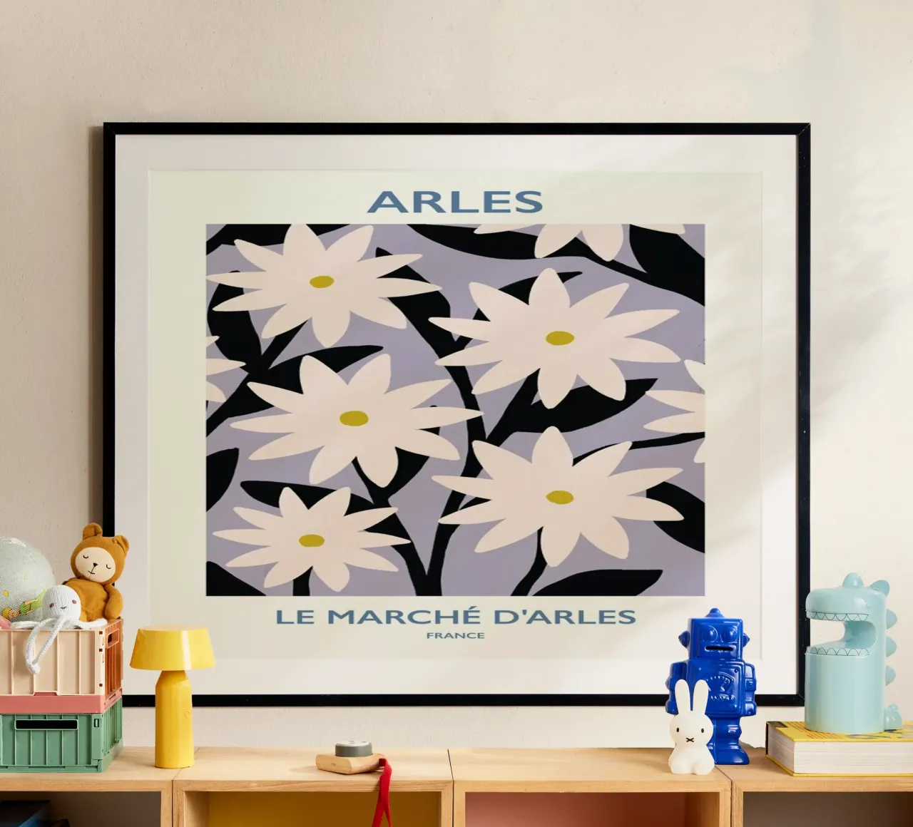 Arles poster met kunststof frame van Pure
