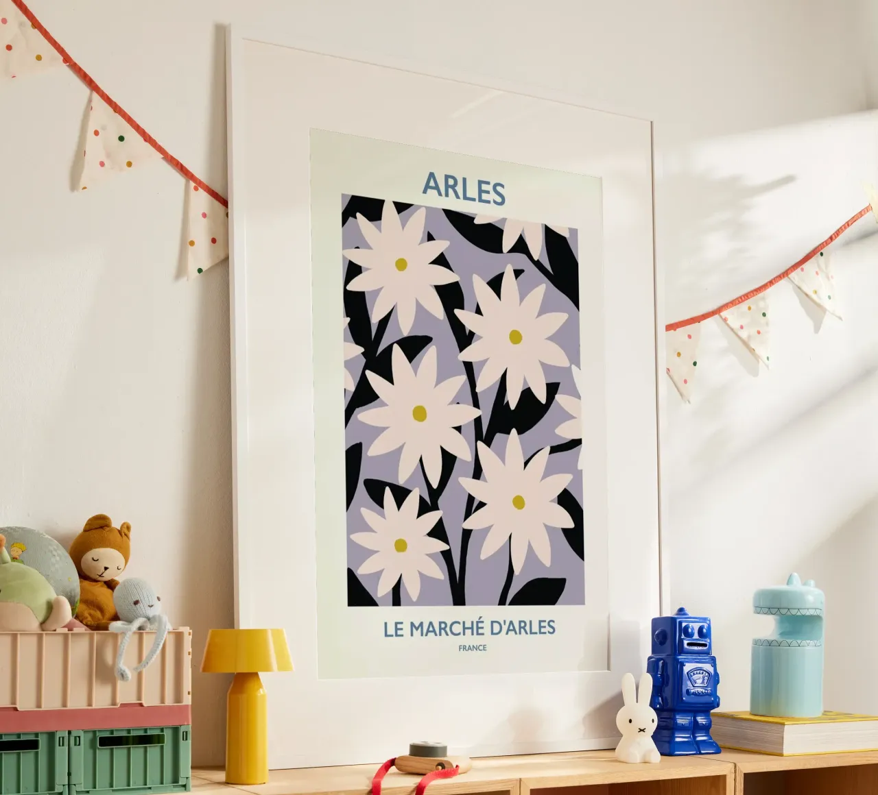 Arles poster met kunststof frame van Pure