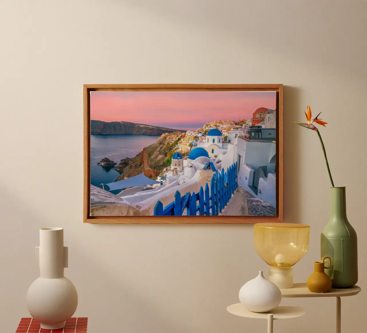 Éclat de Santorin toile de PhotoVibe Decor