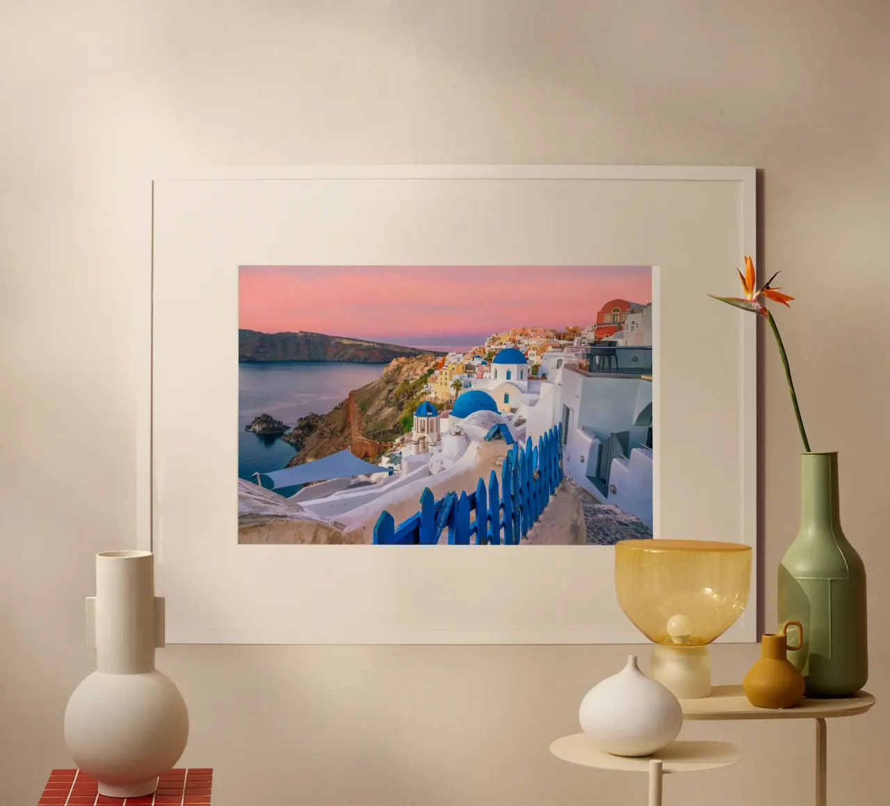 Santorini Glow carta hahnemühle da PhotoVibe Decor