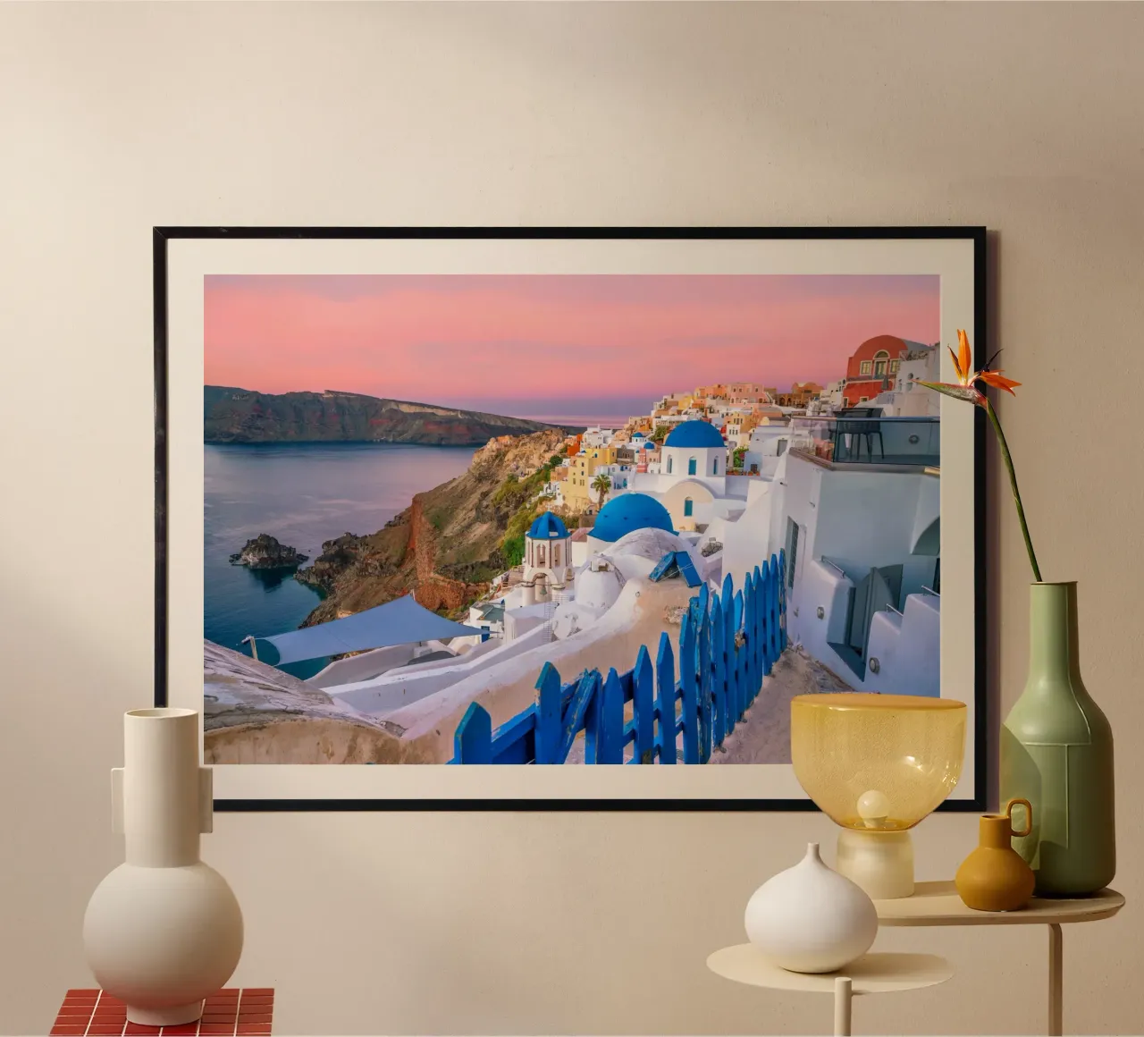 Santorini Glow carta hahnemühle da PhotoVibe Decor