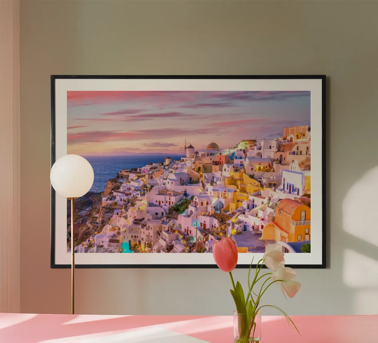 Santorini Glow carta hahnemühle da PhotoVibe Decor