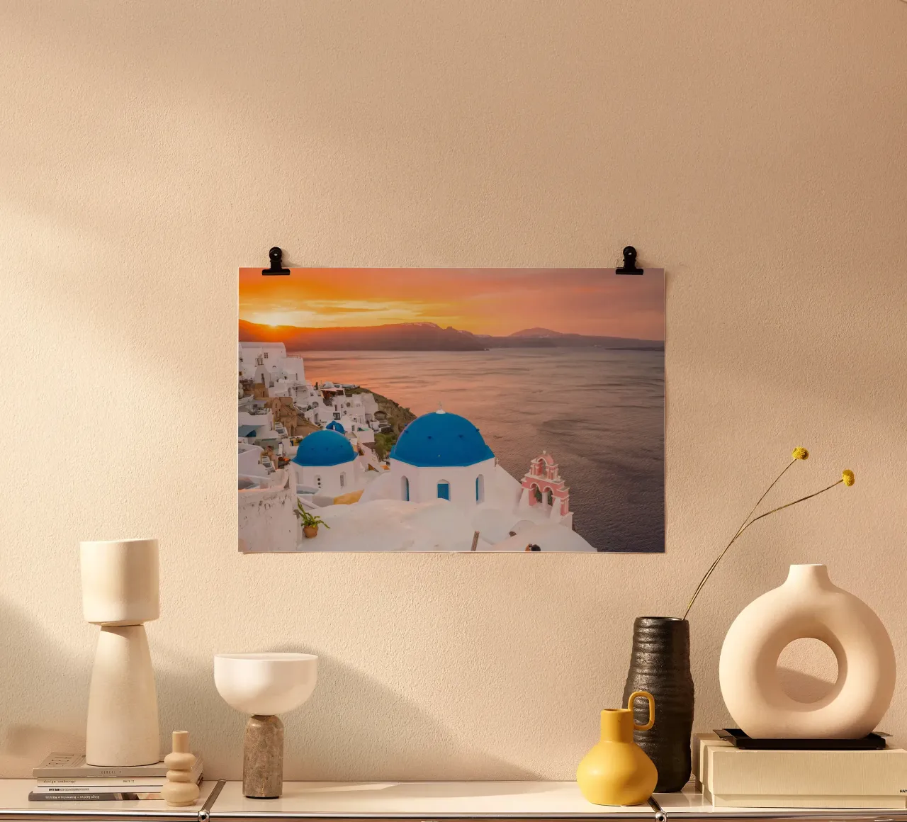 Santorini Glow carta hahnemühle da PhotoVibe Decor