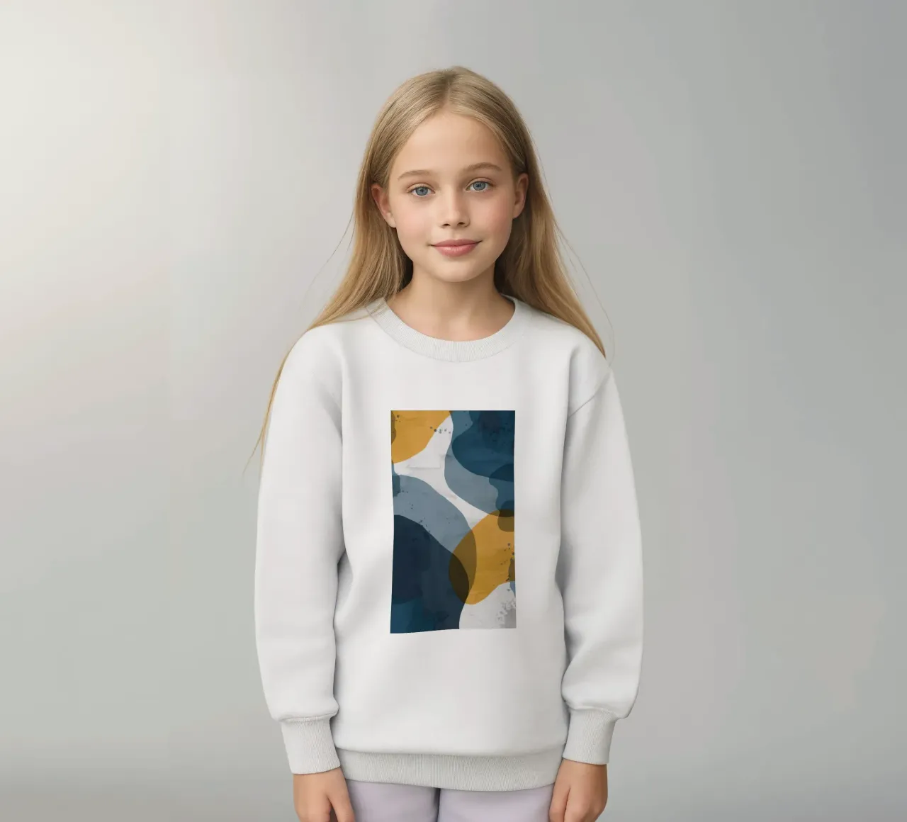 Muted Form Interplay kids sweatshirt by Monarch Arc