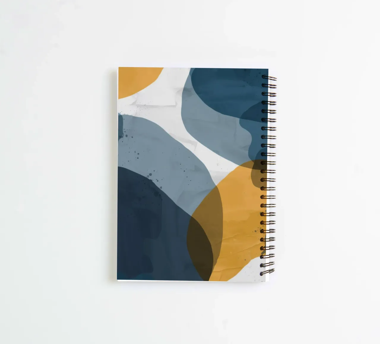 Muted Form Interplay spiral notebook by Monarch Arc
