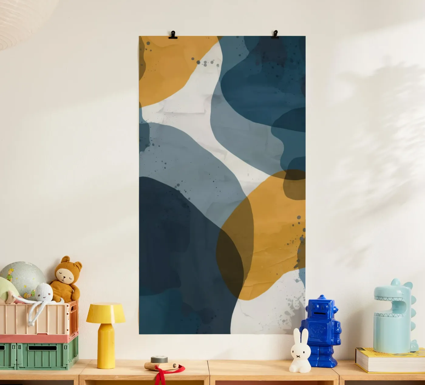 Muted Form Interplay poster by Monarch Arc
