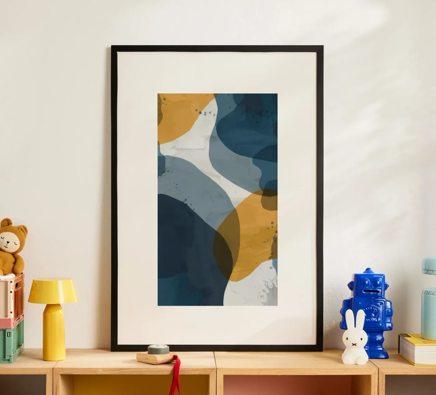 Muted Form Interplay poster by Monarch Arc