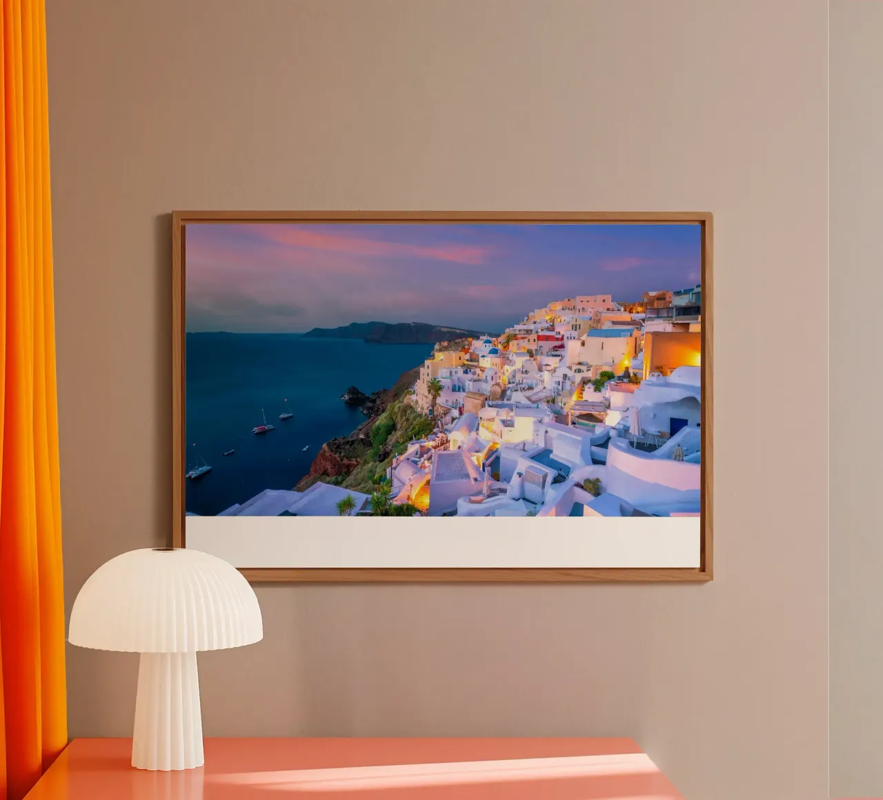 Santorini Glow alluminio dibond da PhotoVibe Decor