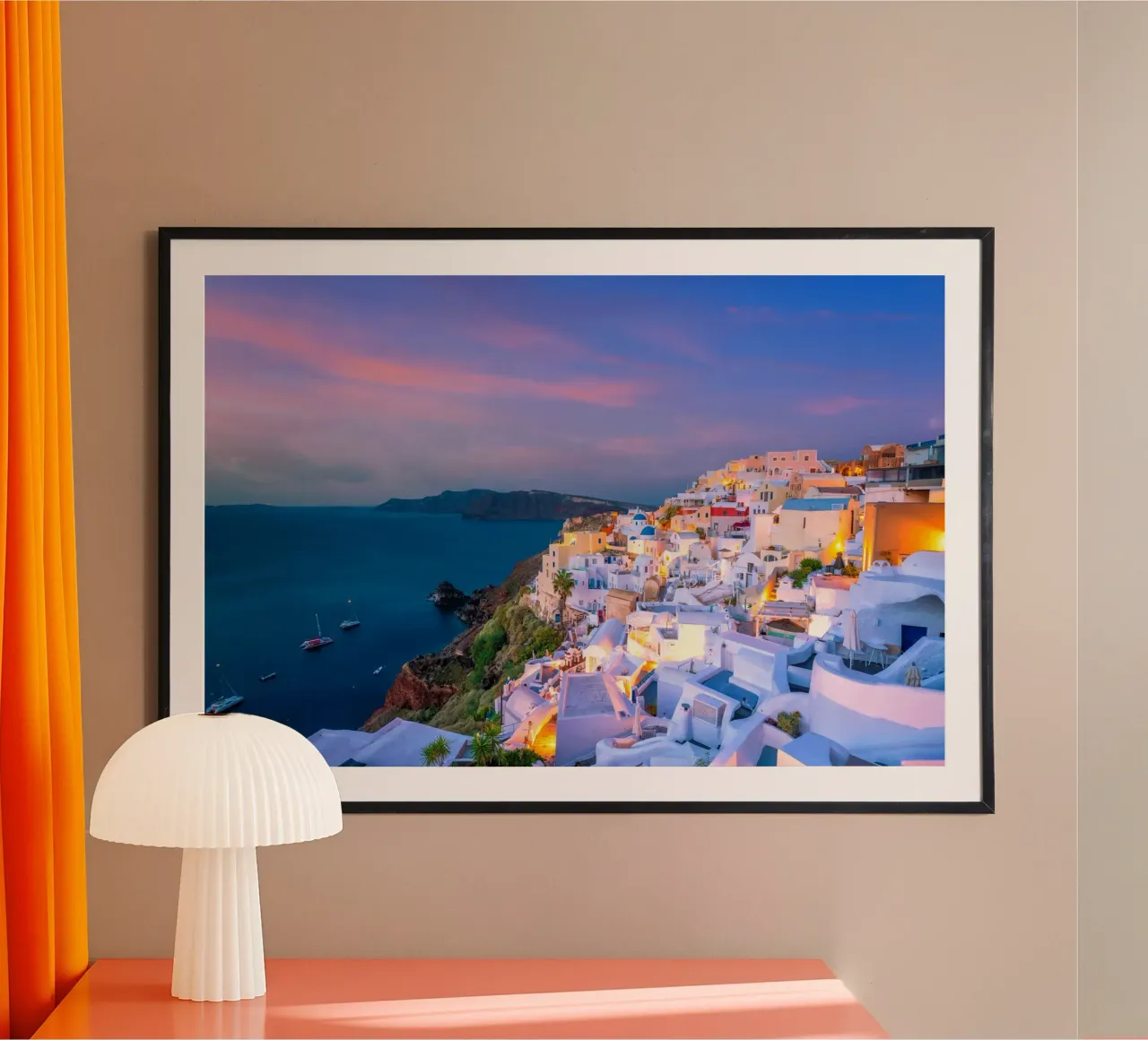 Santorini Glow carta hahnemühle da PhotoVibe Decor