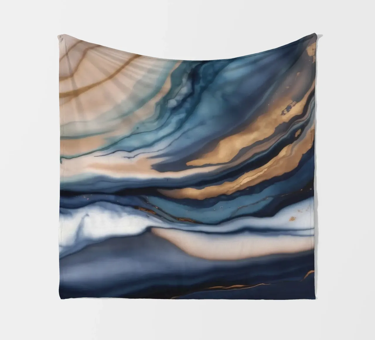 Zanderig oceaanspoor fleecedeken van Monarch Arc