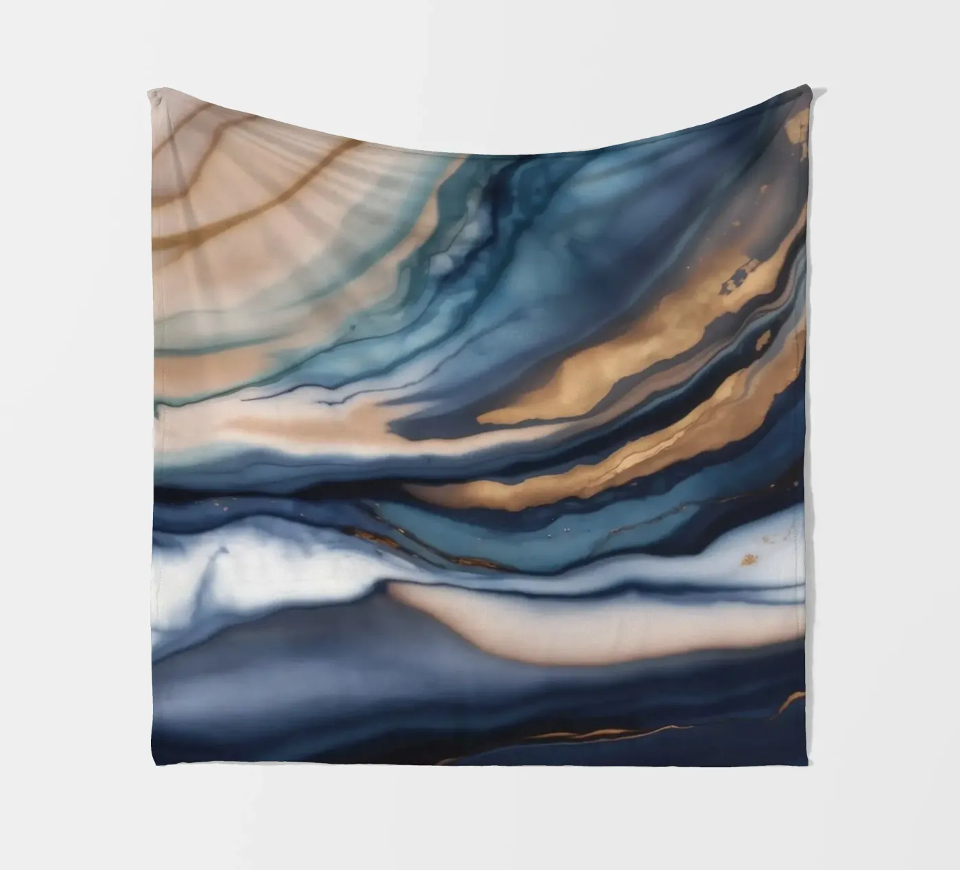 Sandswept Ocean Trace Fleecedecke von Monarch Arc
