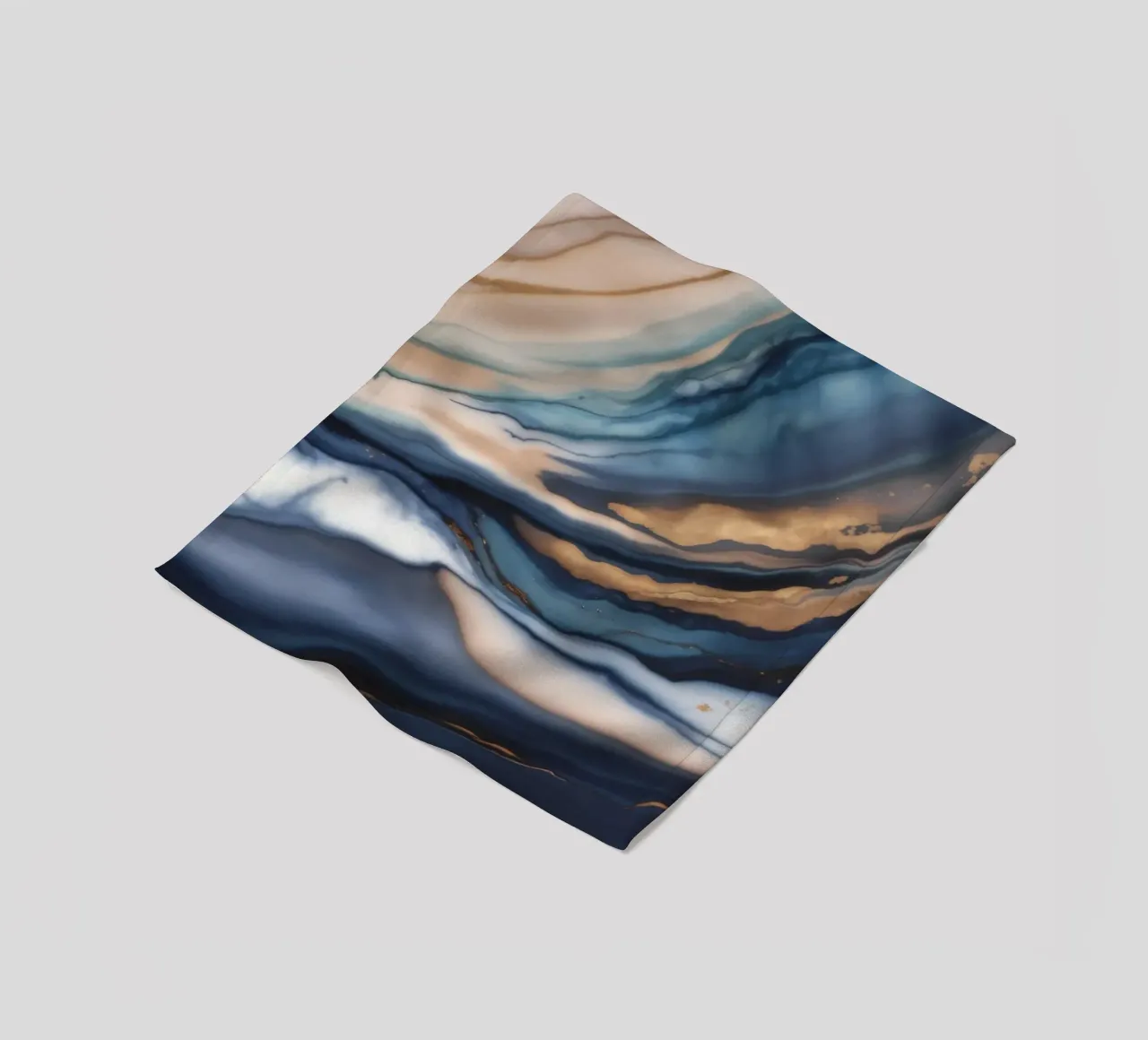 Zanderig oceaanspoor fleecedeken van Monarch Arc