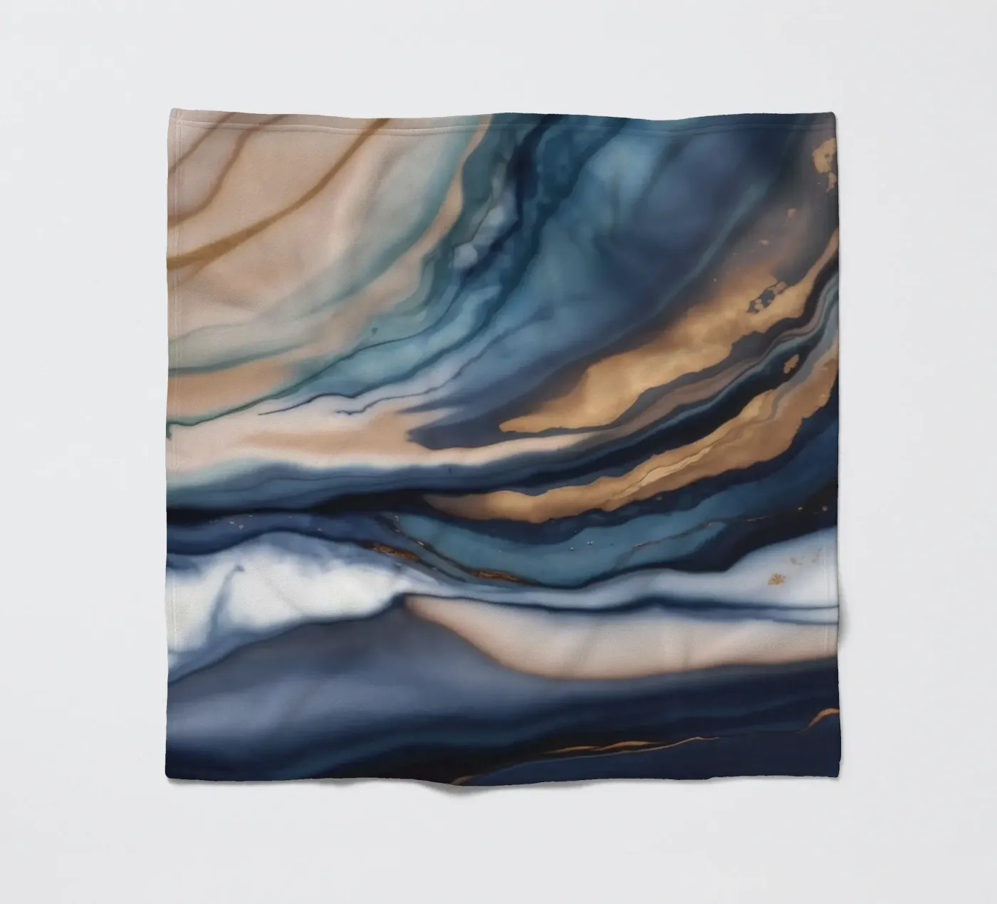 Sandswept Ocean Trace Fleecedecke von Monarch Arc
