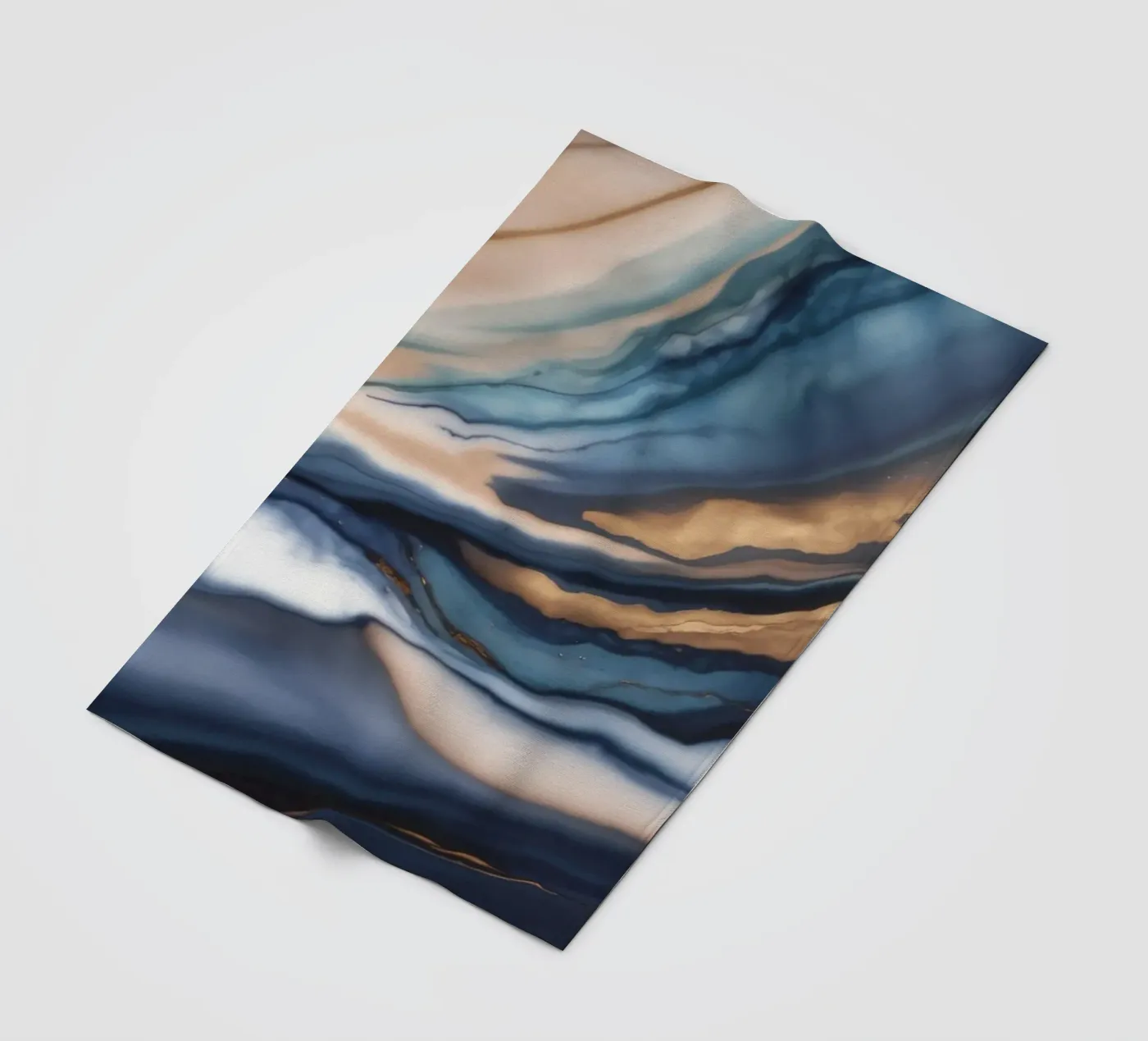Sandswept Ocean Trace Fleecedecke von Monarch Arc