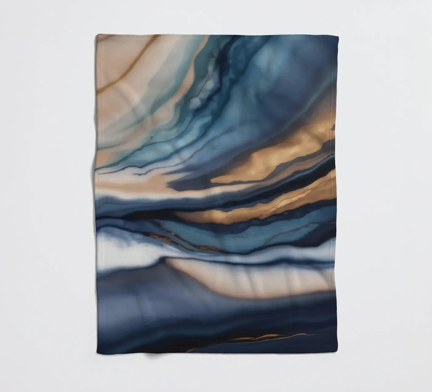 Sandswept Ocean Trace Fleecedecke von Monarch Arc