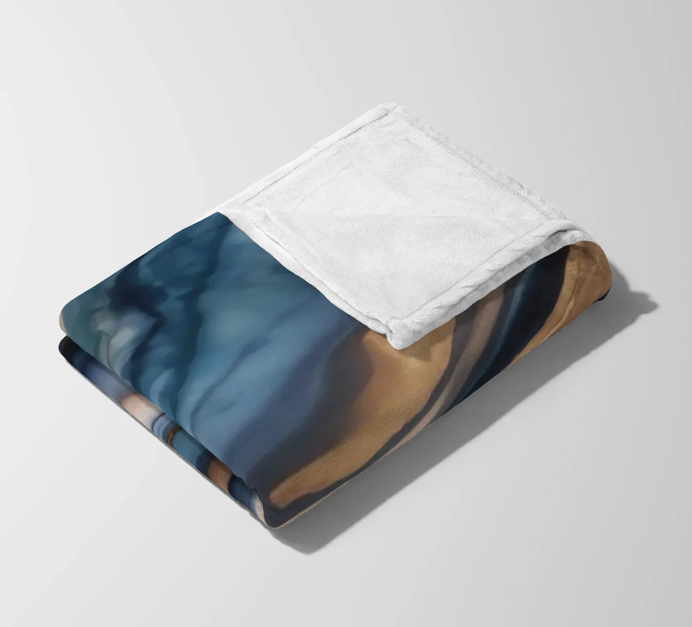 Sandswept Ocean Trace Fleecedecke von Monarch Arc