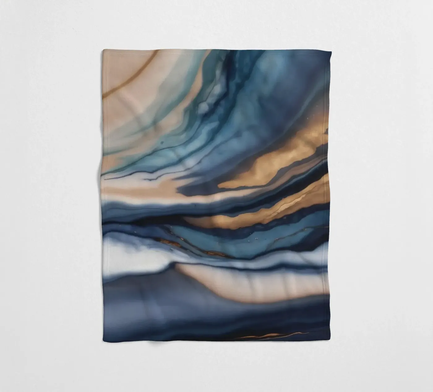 Sandswept Ocean Trace Fleecedecke von Monarch Arc