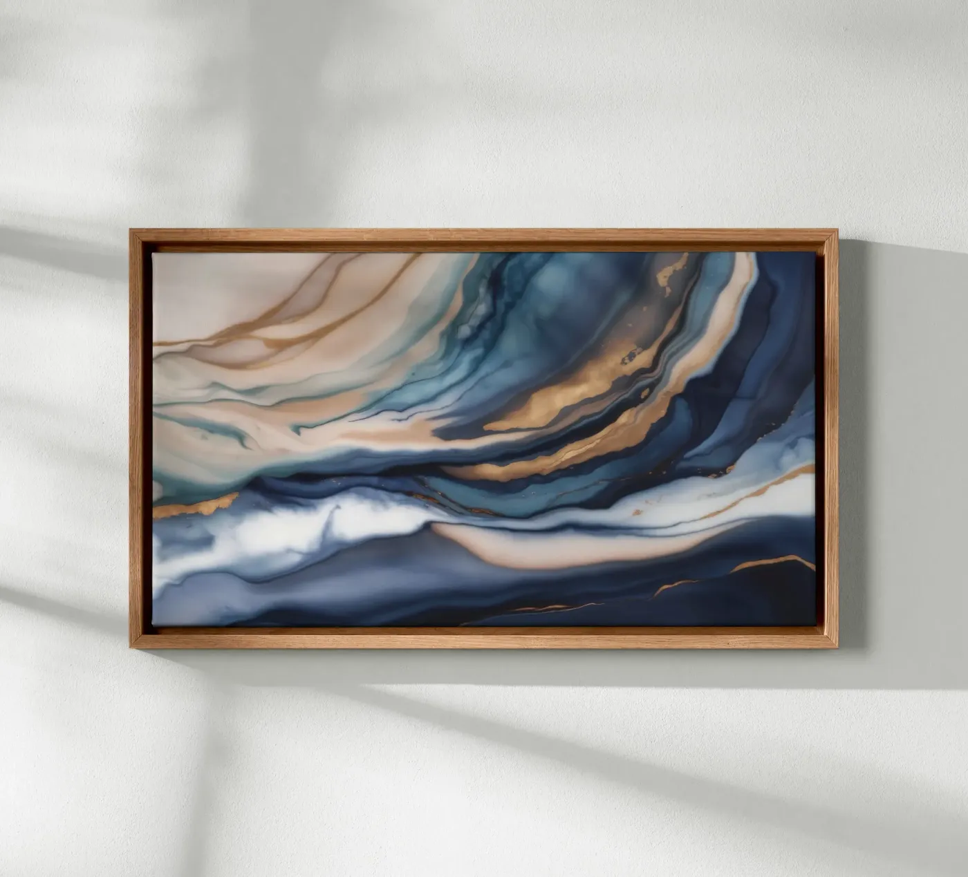 Zanderig oceaanspoor canvas van Monarch Arc