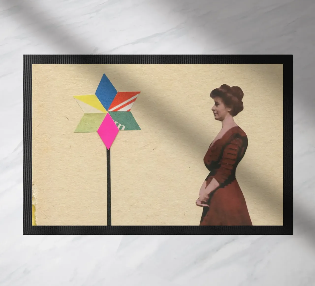 Bewondering deurmat van Cassia Beck Collage