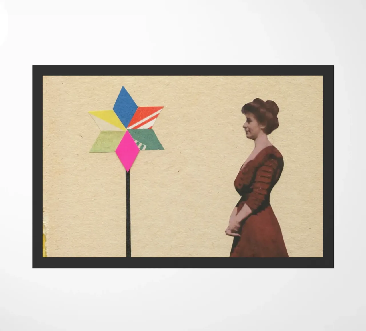 Bewondering deurmat van Cassia Beck Collage