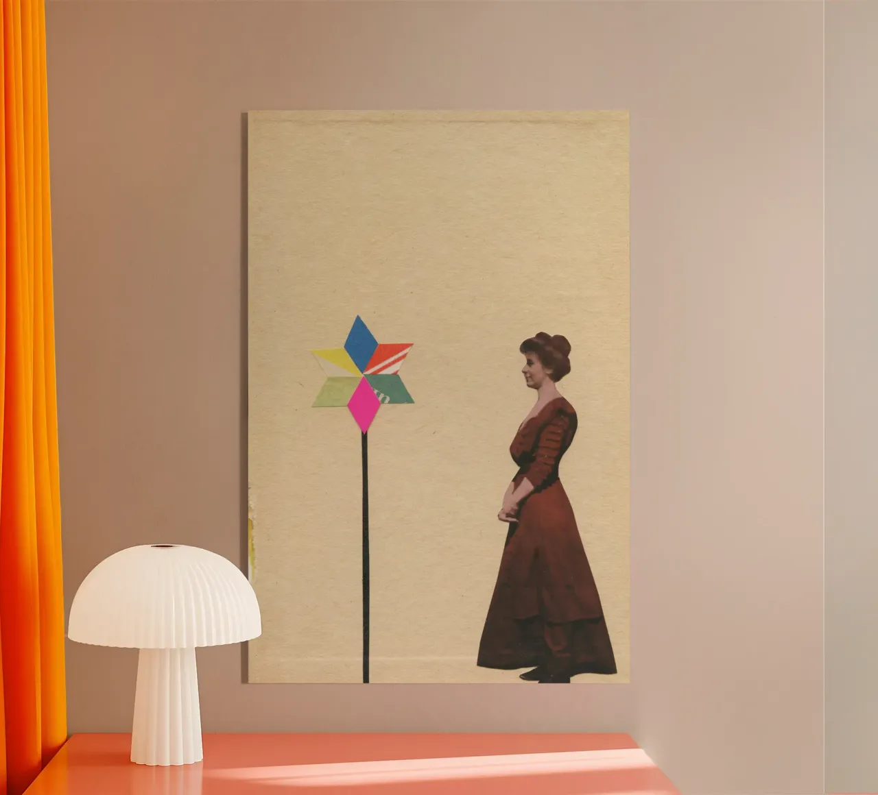 Admiration acryl van Cassia Beck Collage