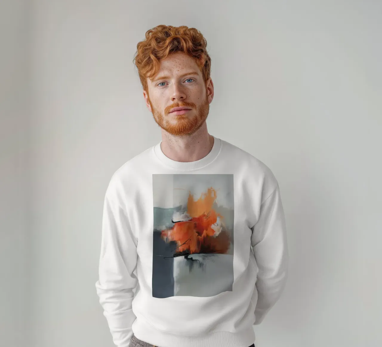 Ashen Flame Memory sweatshirt by Monarch Arc