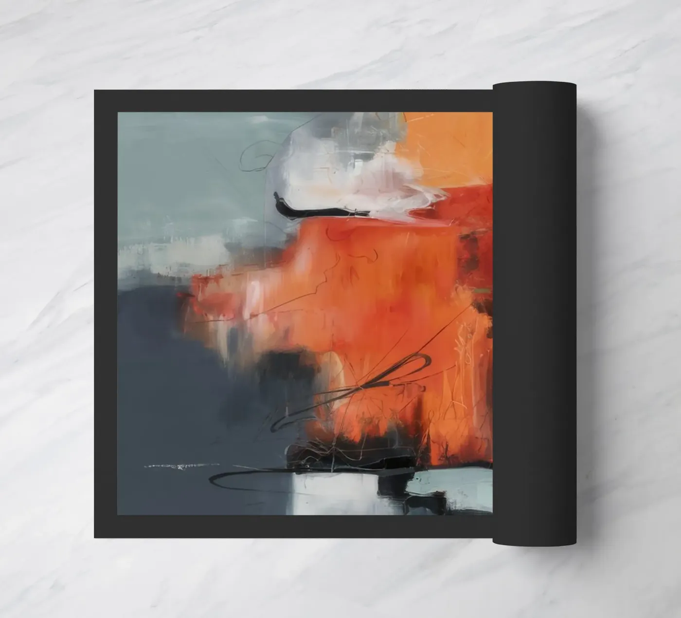 Ashen Flame Memory doormat by Monarch Arc