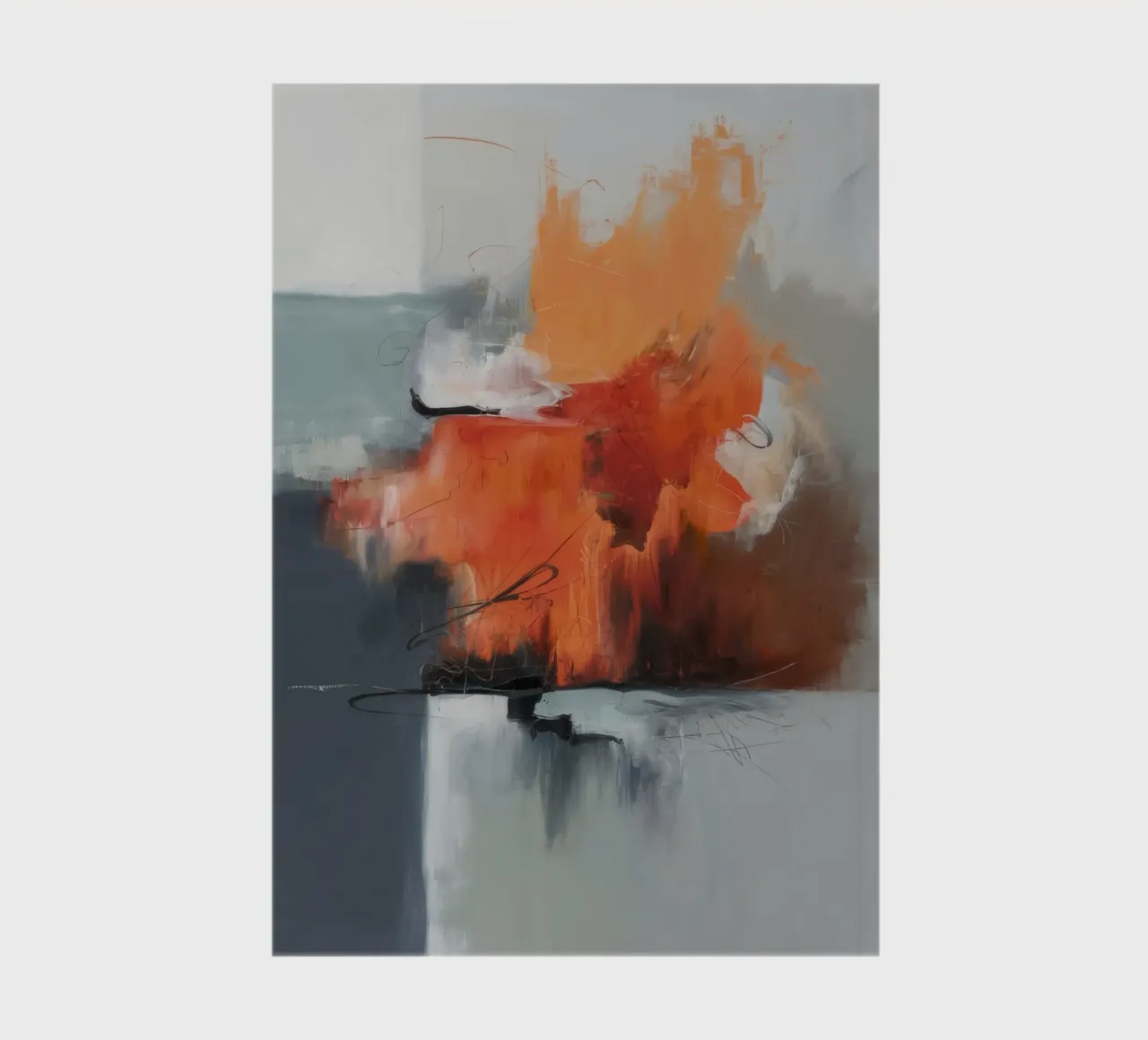 Ashen Flame Memory notebook by Monarch Arc