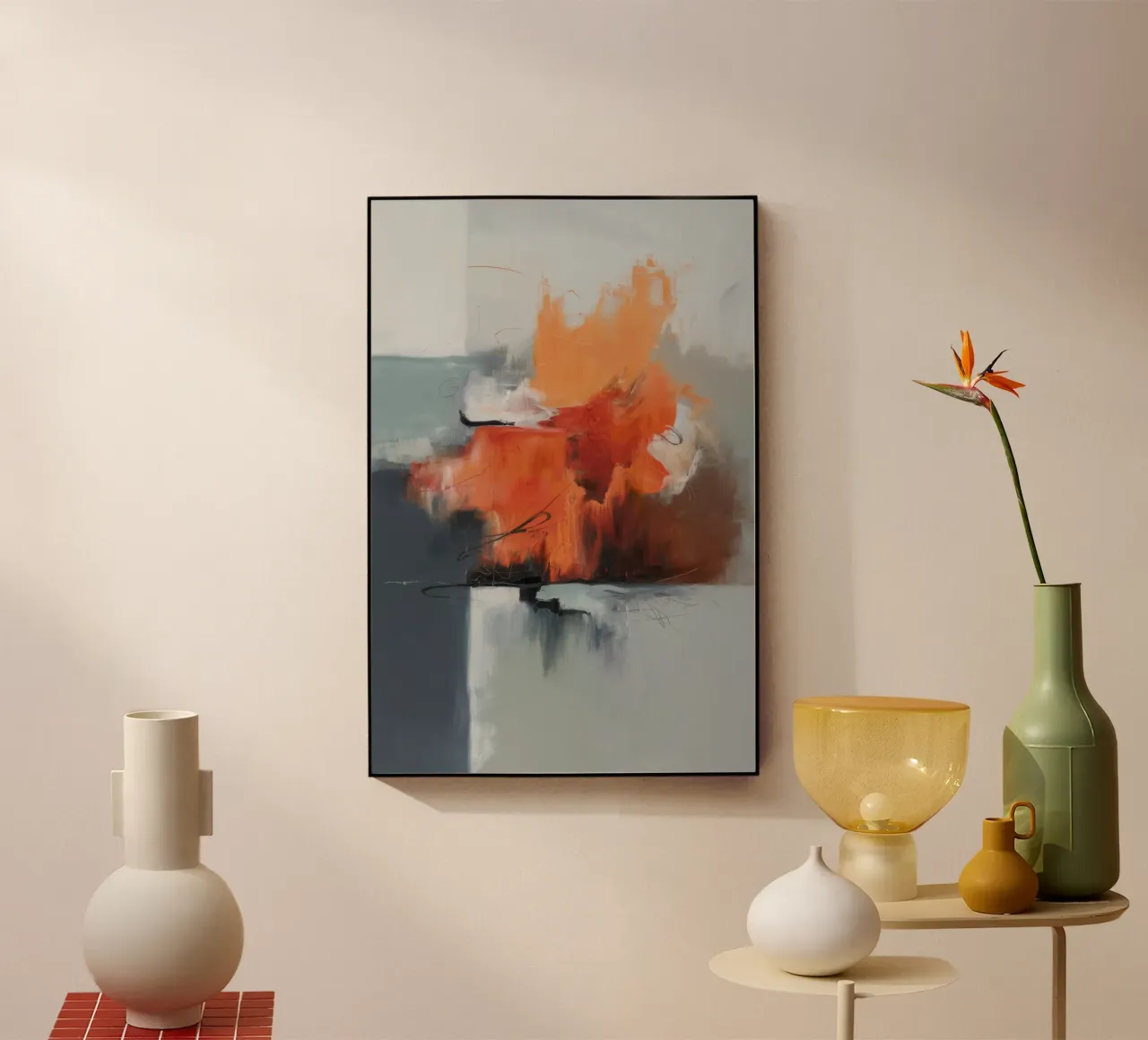 Ashen Flame Memory acrylic glass by Monarch Arc