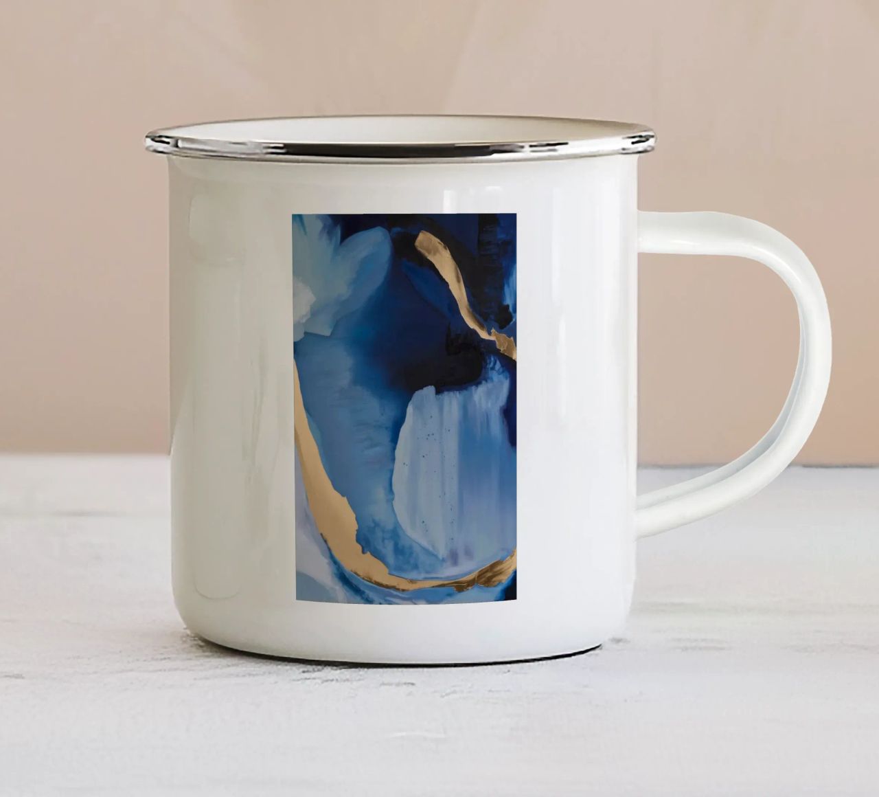 Canale luminoso profondo tazza in smalto da Monarch Arc