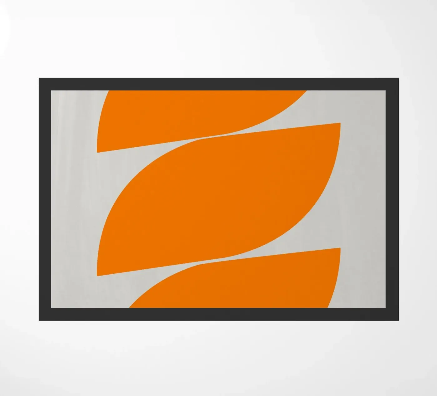 Waves (Orange) deurmat van Rose Beck Art