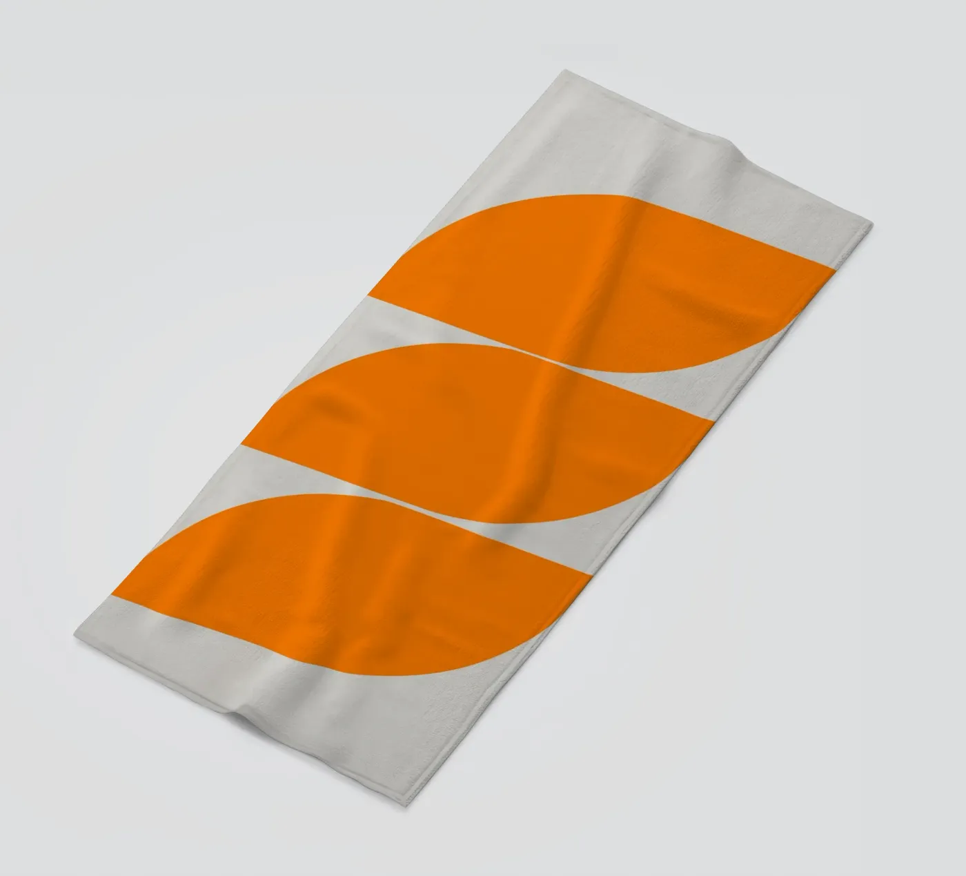 Onde (arancione) telo mare da Rose Beck Art