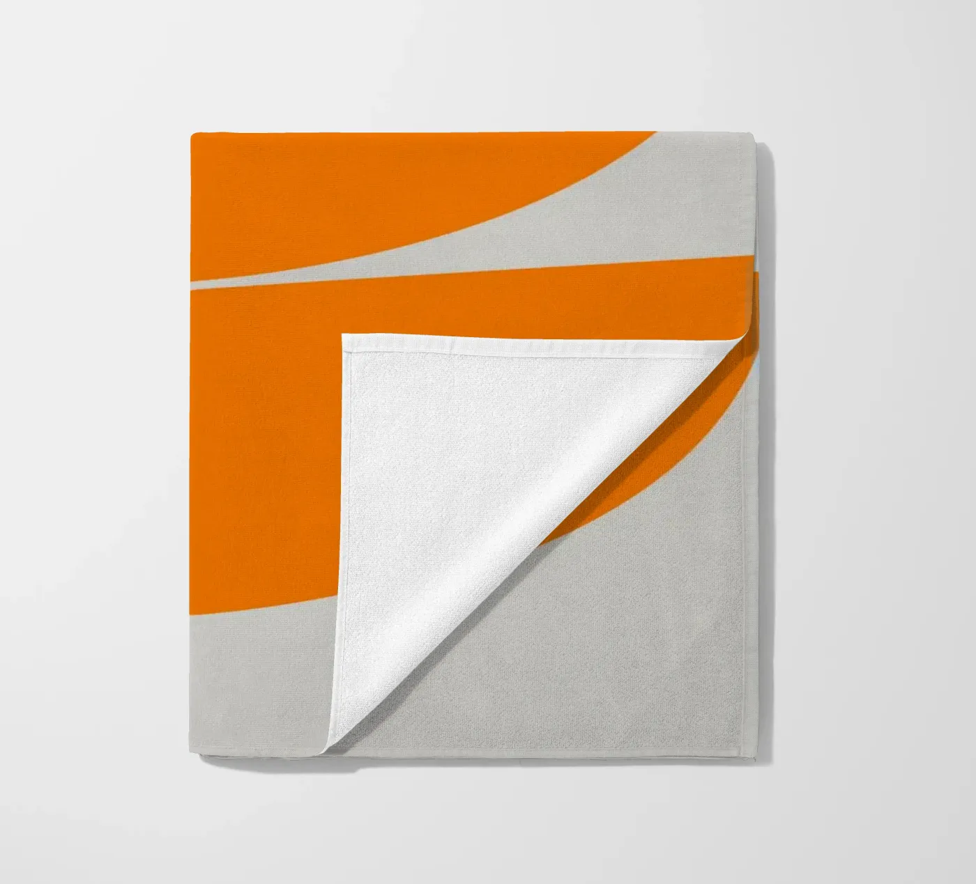 Onde (arancione) telo mare da Rose Beck Art