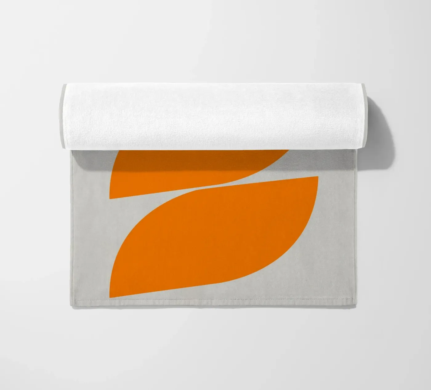 Onde (arancione) telo mare da Rose Beck Art