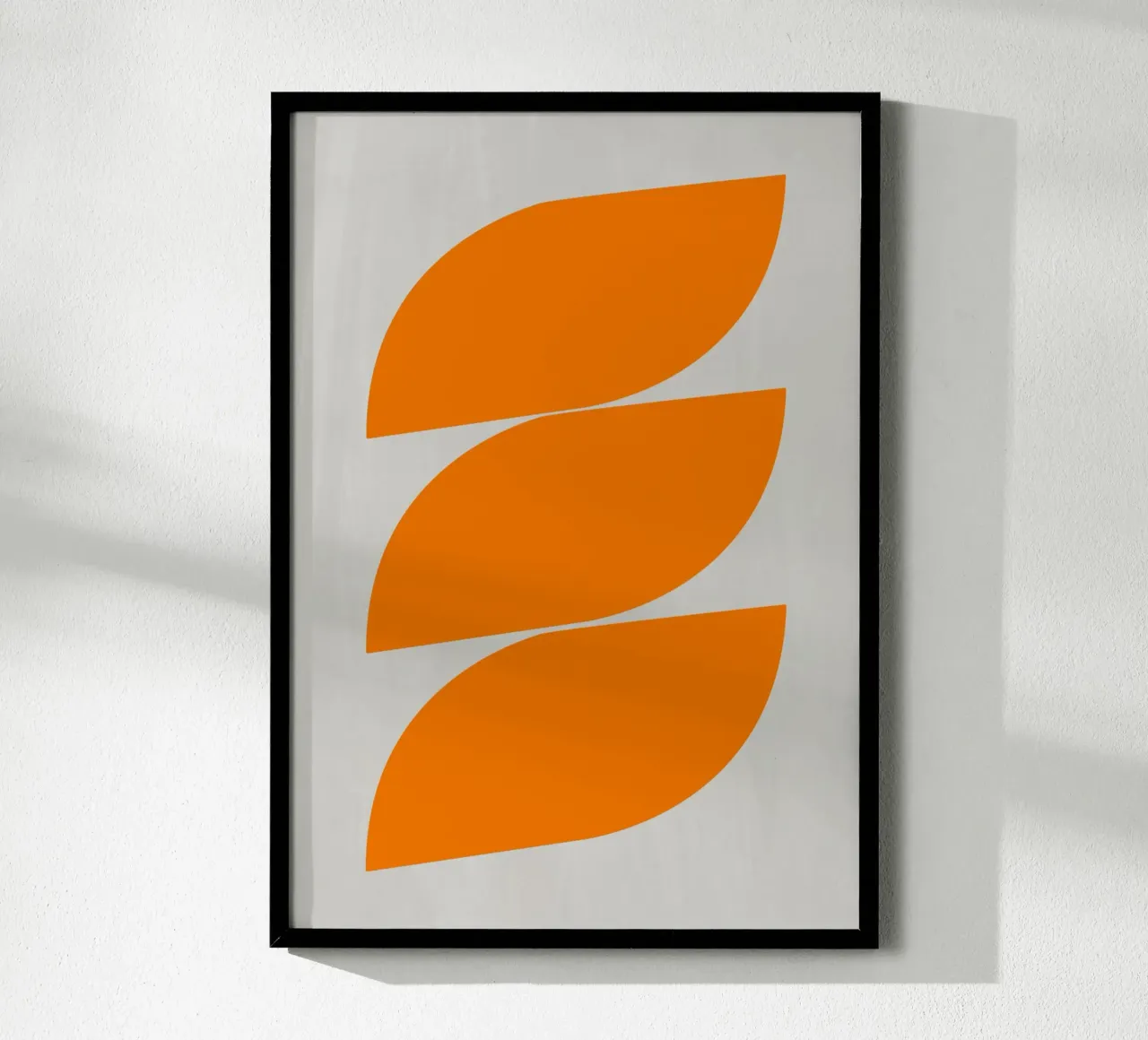 Onde (arancione) poster da Rose Beck Art