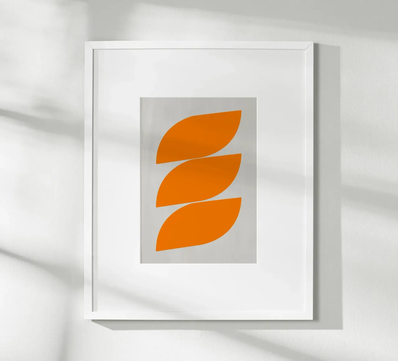 Onde (arancione) poster da Rose Beck Art