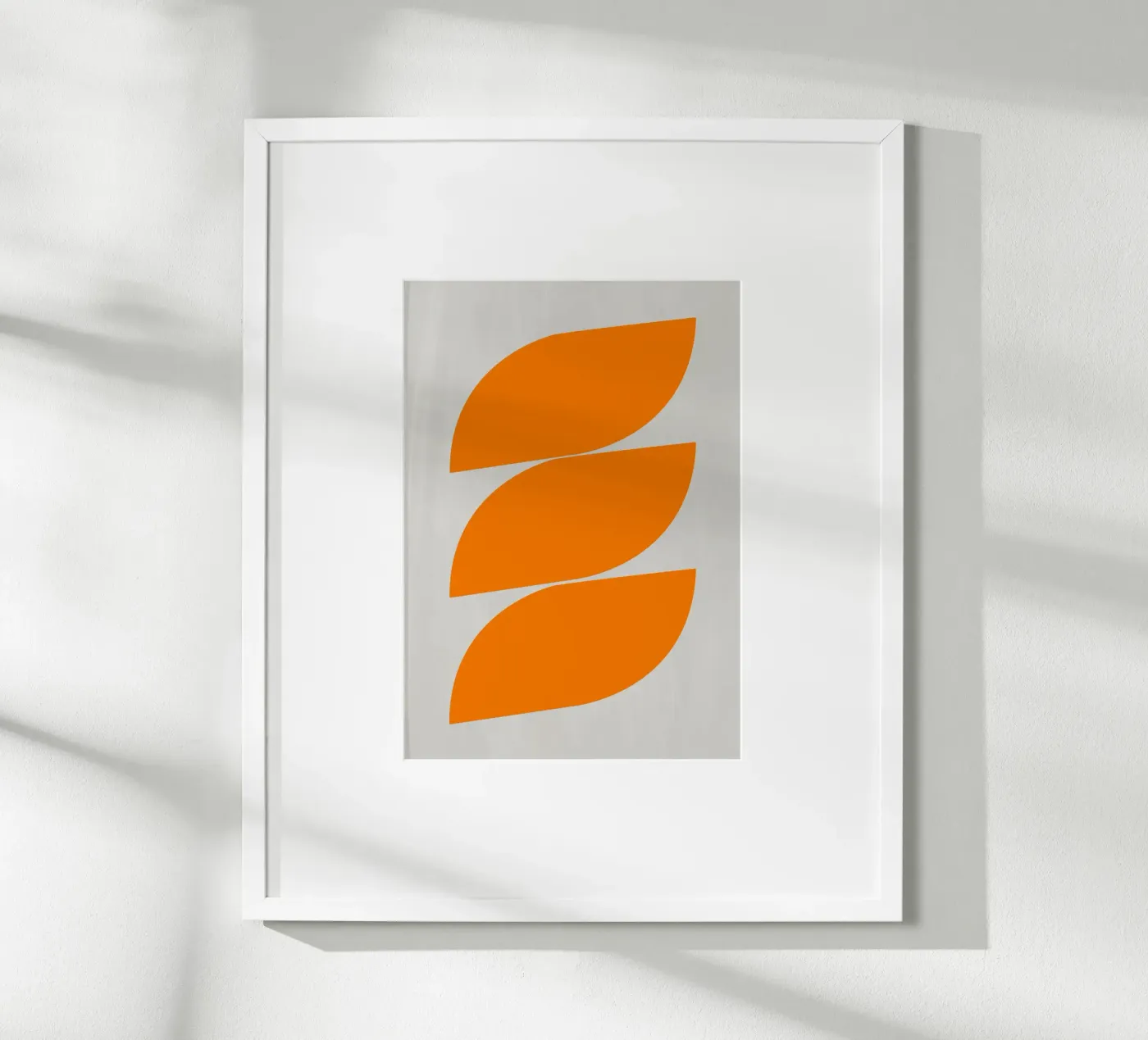 Waves (Orange) poster van Rose Beck Art