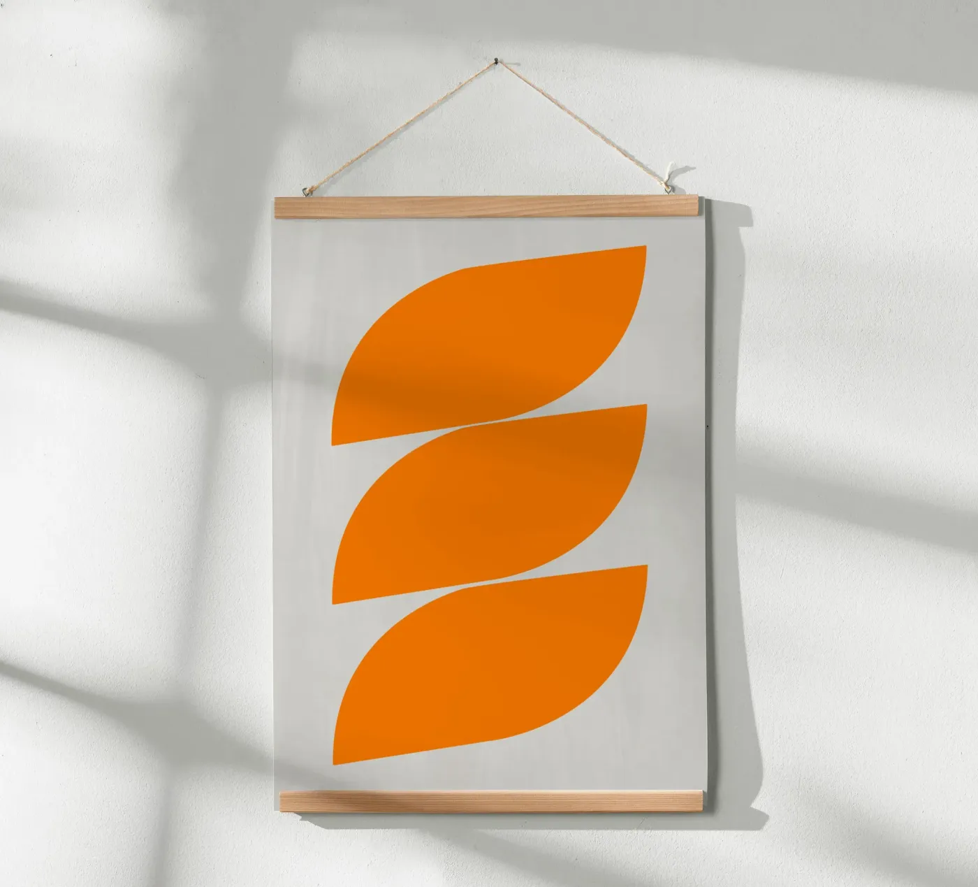 Waves (Orange) poster van Rose Beck Art