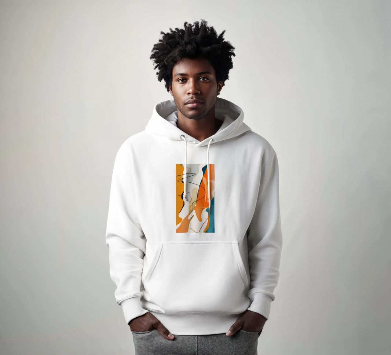 Tangerine Jazz Motion felpa con cappuccio da Monarch Arc