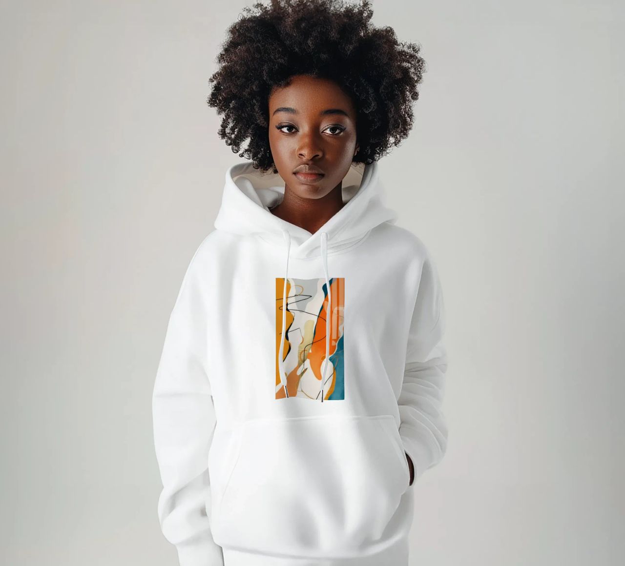 Tangerine Jazz Motion felpa con cappuccio da Monarch Arc