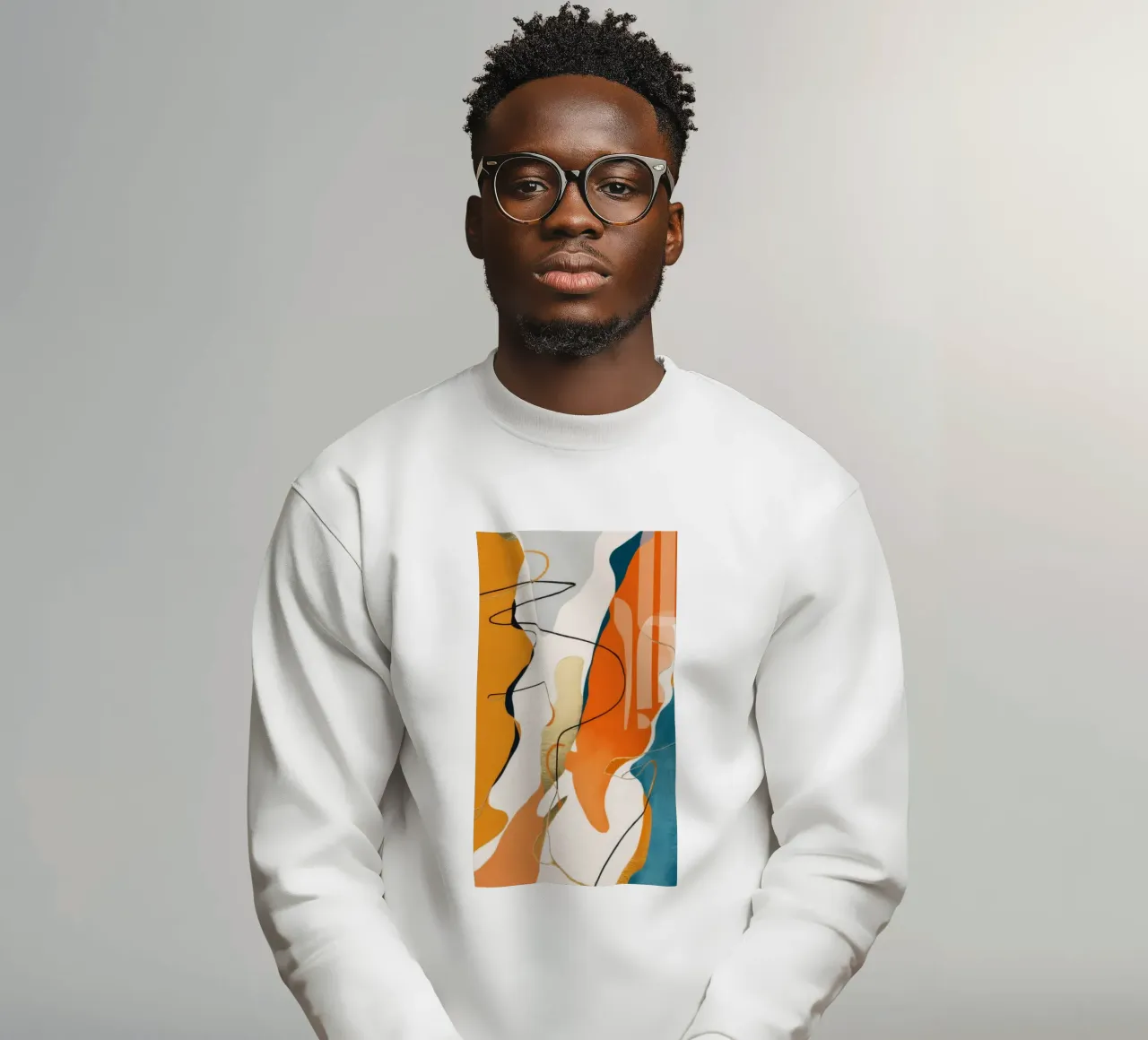 Mandarijn Jazz Motie sweatshirt van Monarch Arc