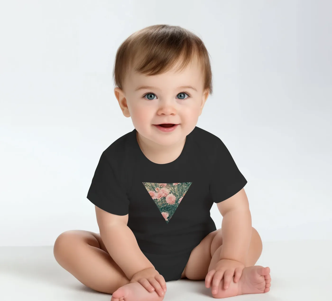 June short-sleeve baby romper by Cassia Beck Photography